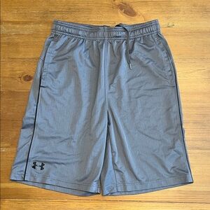 Under Armour Men's Charcoal Athletic Shorts, Medium